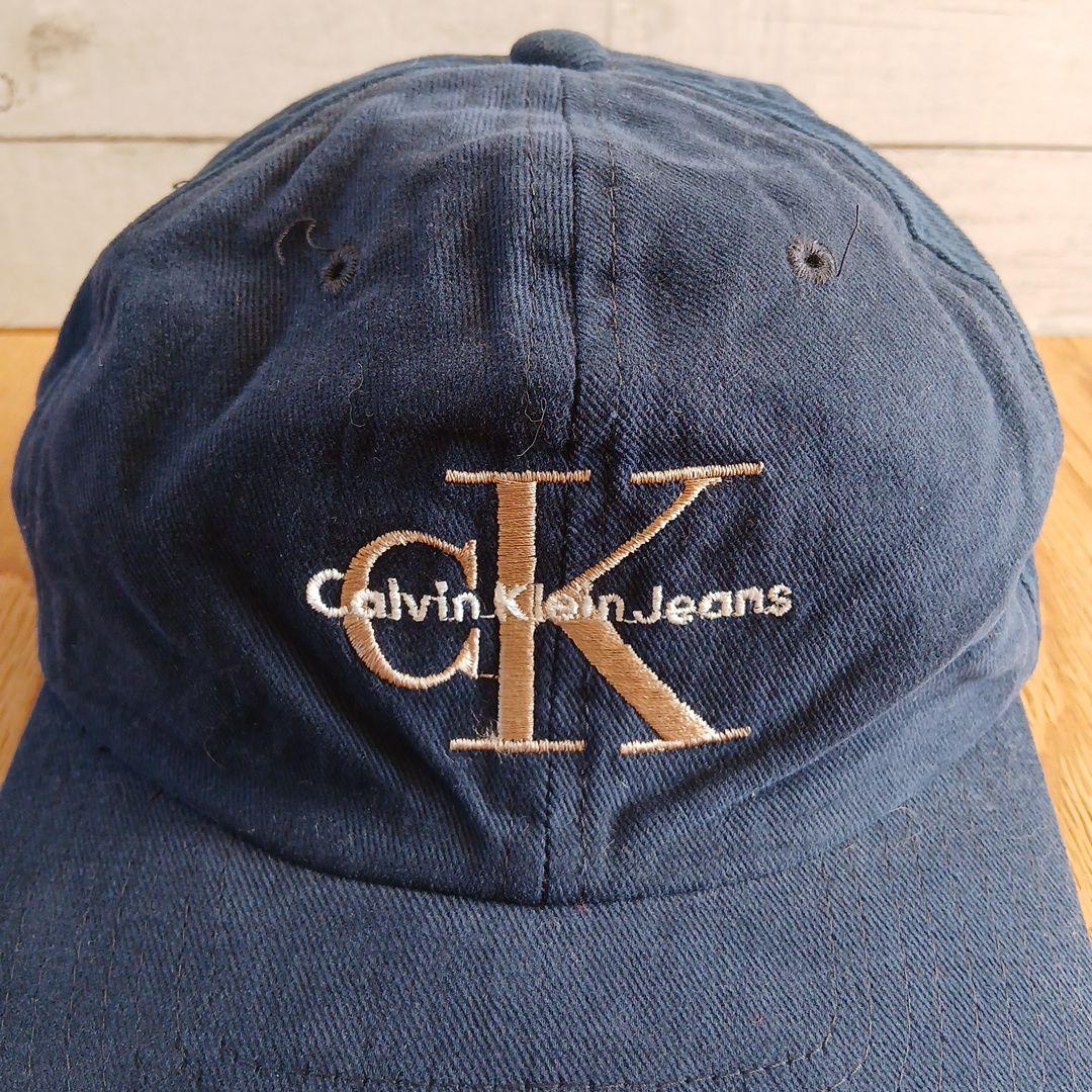 【 ヴィンテージ USA製 古着 】 カルバンクライン ジーンズ キャップ