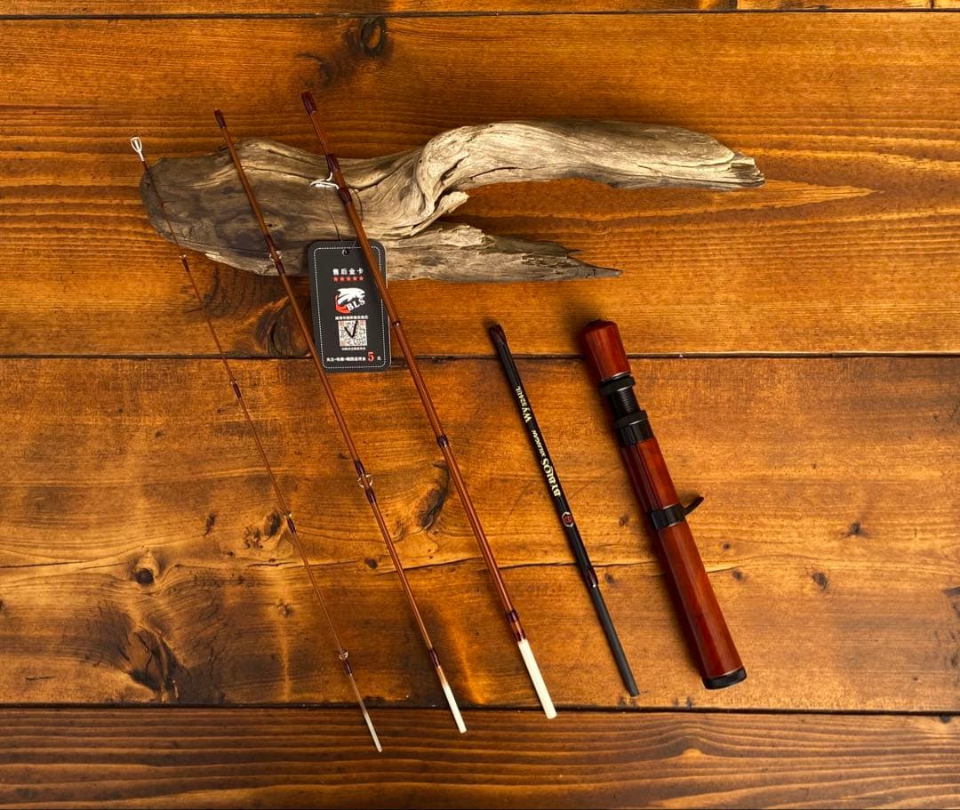 トラウトロッド　クリアブラウン　渓流釣り　ベイトロッド　山女魚　4ft〜5ft