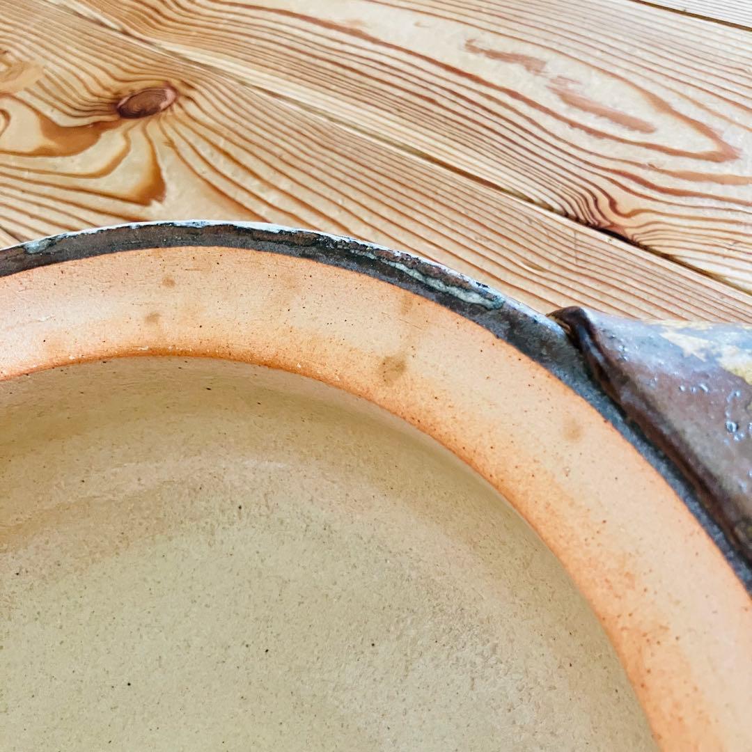 美品　伊賀土鍋 刷毛目 大 （約3～5人用）日本製 民芸