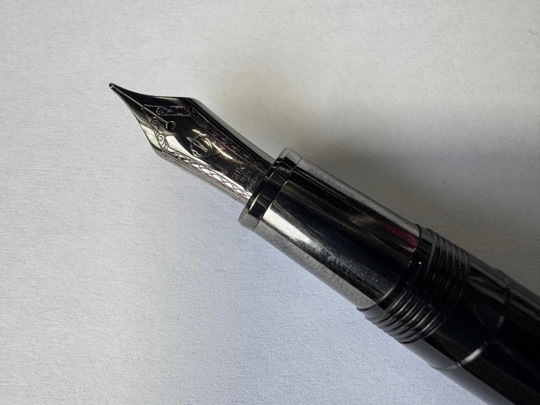 セーラー万年筆 プロフィット ブラックラスター 中字（M)