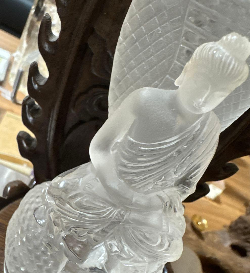 極上品　観音水晶　置物　約12cm