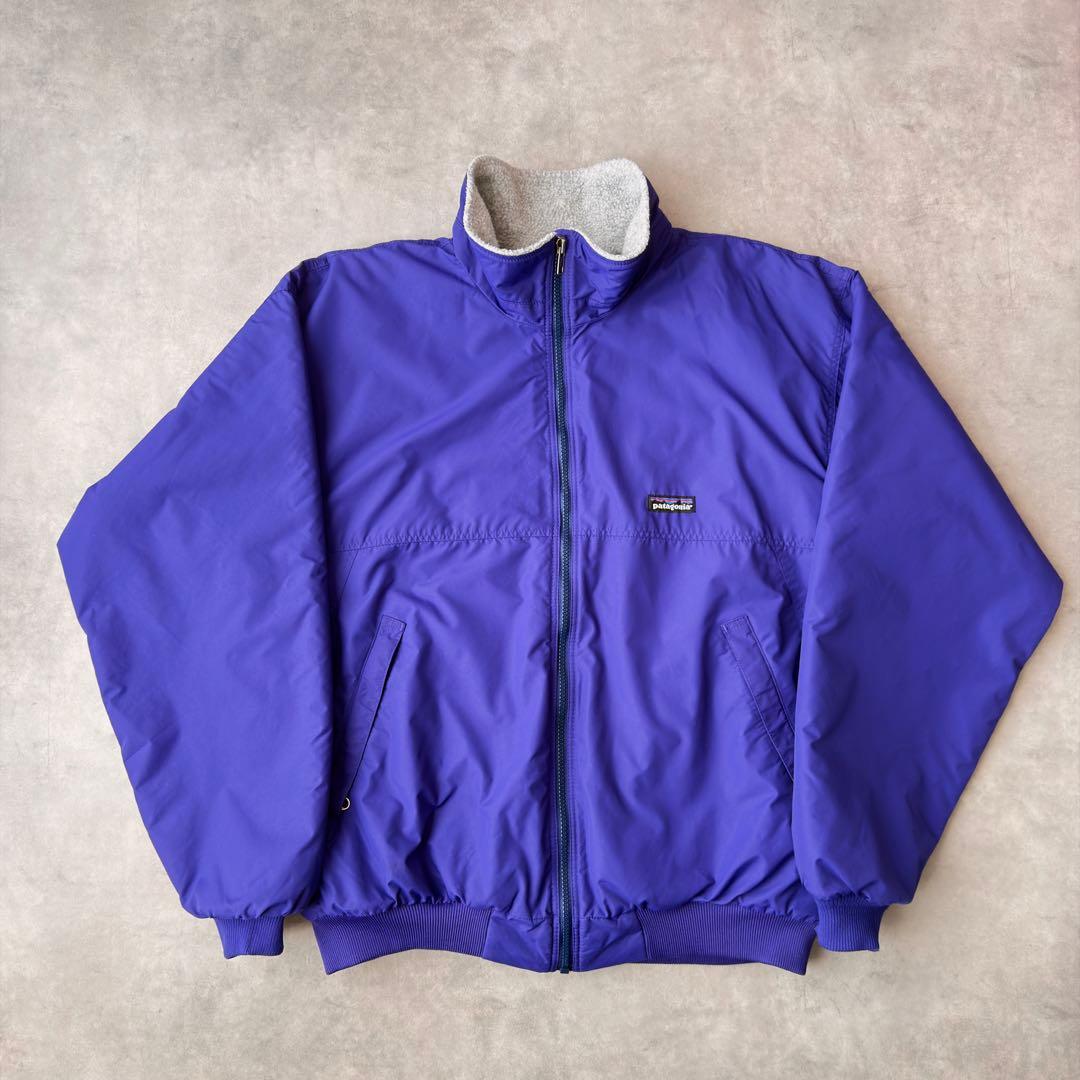 90s パタゴニア シェルドシンチラ ジャケット L 雪なし パープル