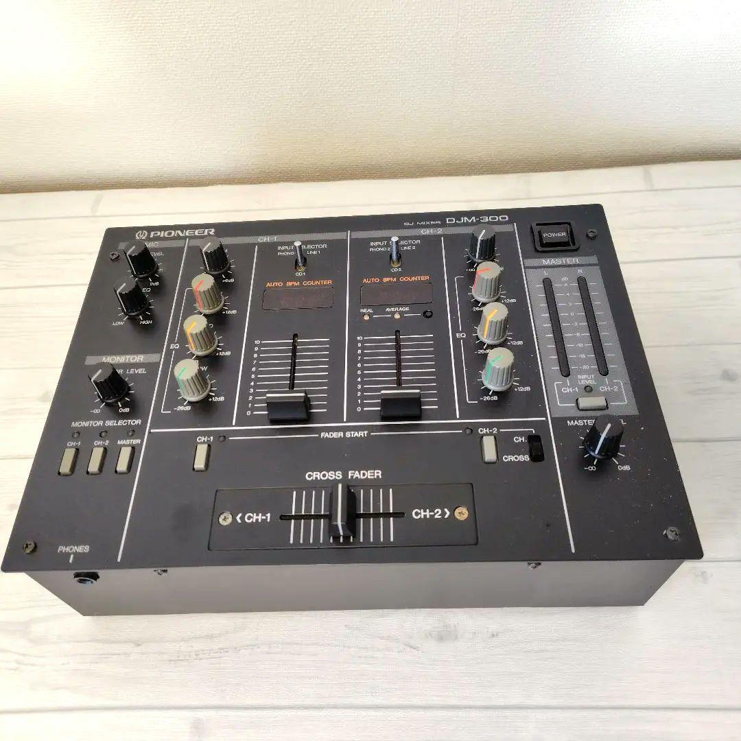 【動作確認済】PIONEER DJM-300 DJミキサー ☆DJアイテム☆