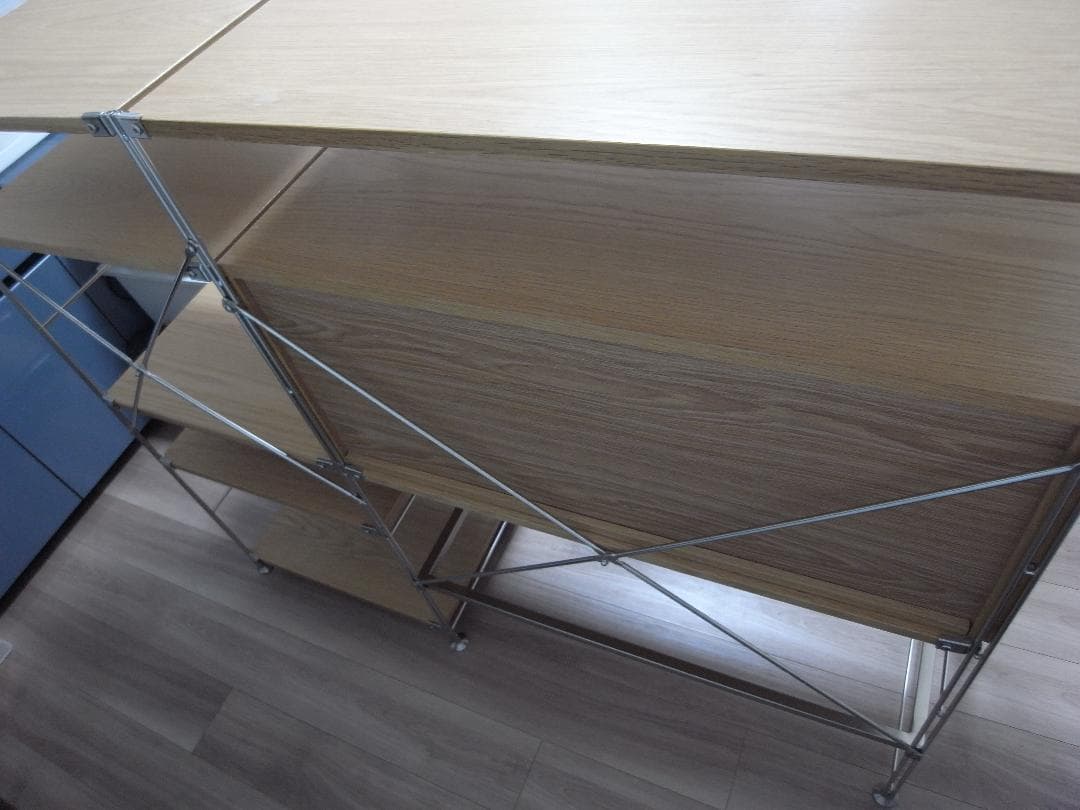 【MUJI 無印良品】ステンレスユニットシェルフ 全幅140cm 全高120cm