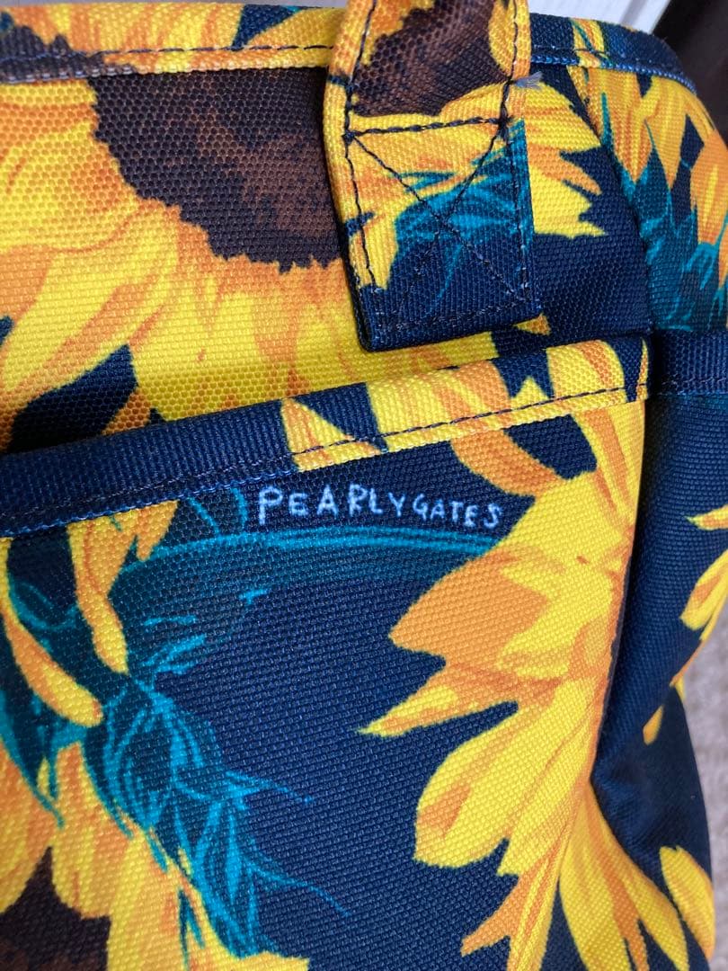 PEARLY GATES ひまわり柄 ゴルフバッグ