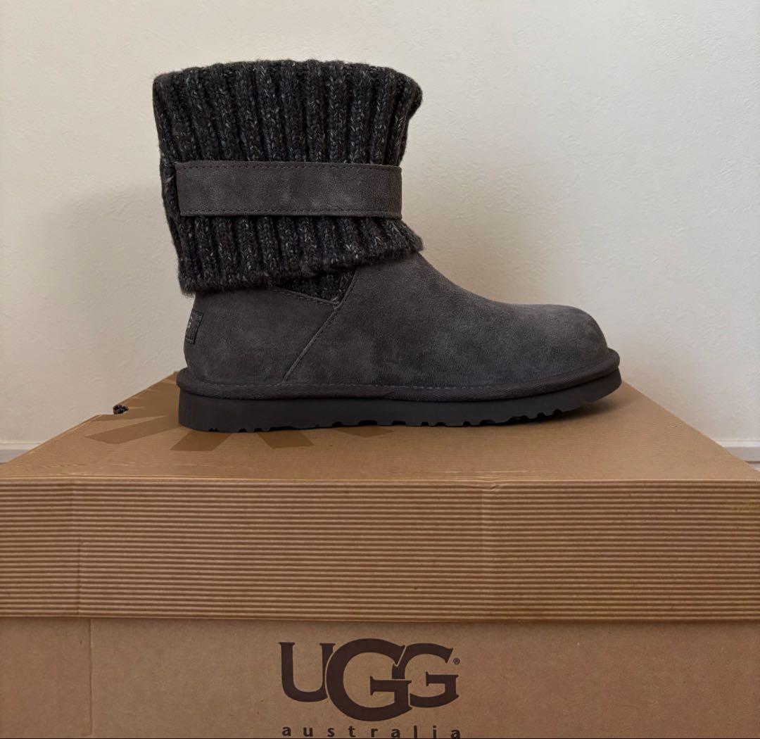 UGG アグ Cambridge ケンブリッジ ムートンブーツ US7 グレー