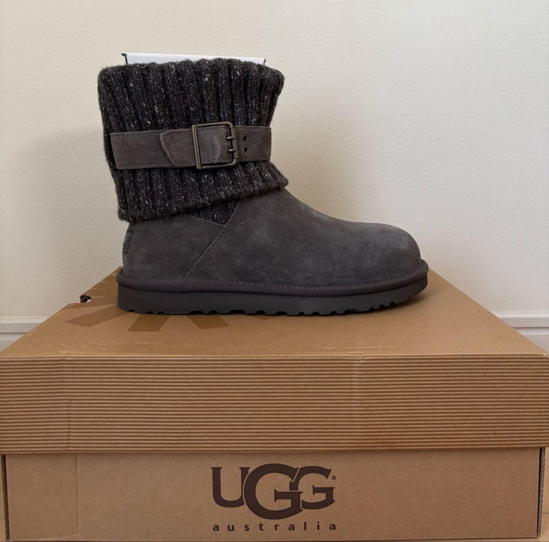 UGG アグ Cambridge ケンブリッジ ムートンブーツ US7 グレー