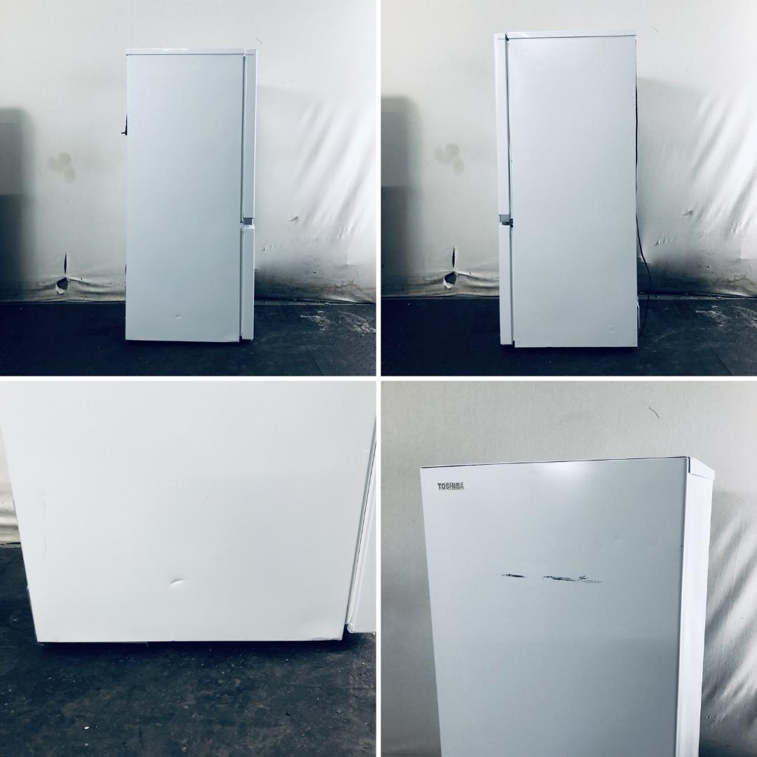★送料・設置無料★ 中古 2ドア冷蔵庫 東芝 (No.0451)