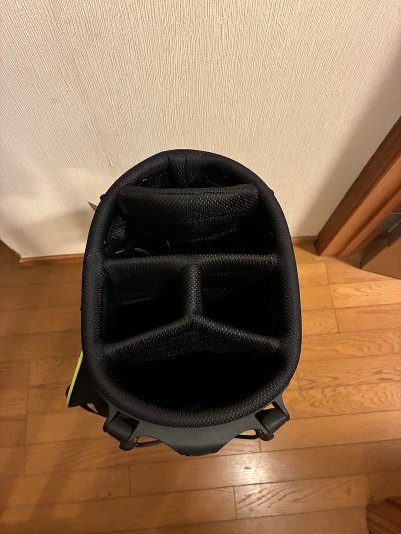 NIKE GOLF キャディバッグ ゴルフバッグ　ブラック/イエロー　国内非売品
