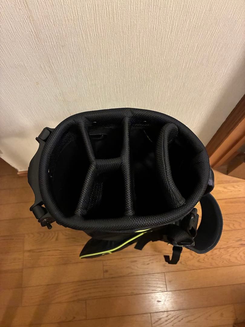 NIKE GOLF キャディバッグ ゴルフバッグ　ブラック/イエロー　国内非売品