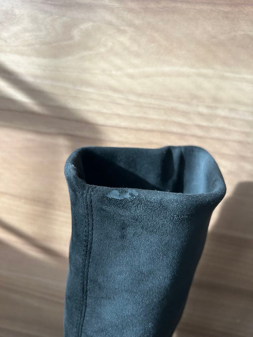 新品 EMODA エモダ　ルーズフレアーカバーフィットブーツ　M