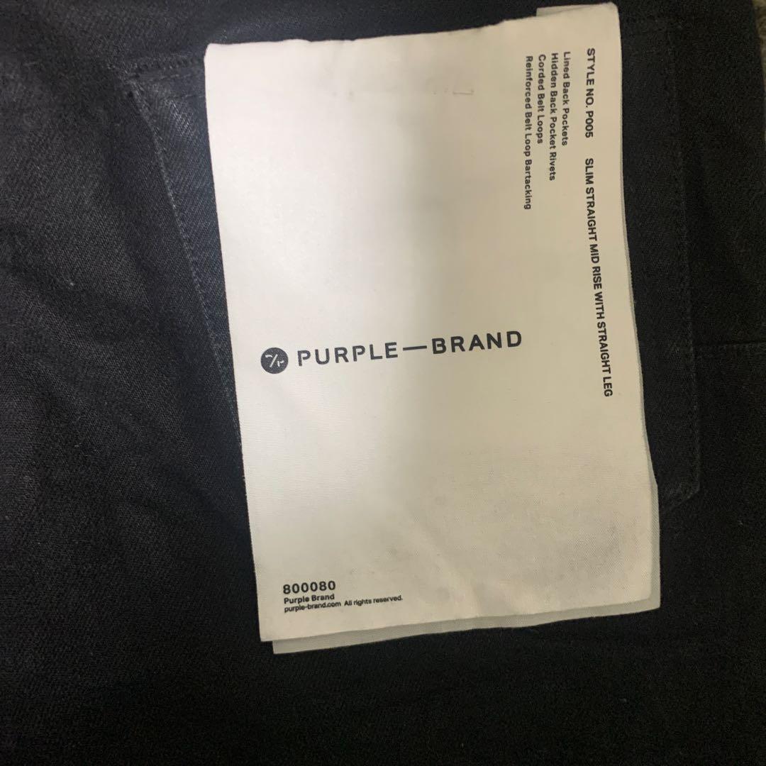 PURPLE BRAND スキニーデニム ブラック