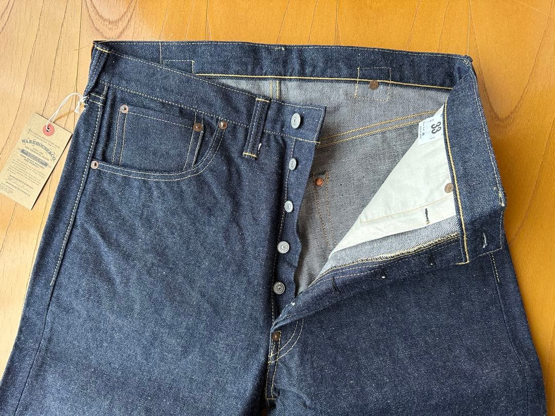 ウエアハウス デッドストックブルー1003XX 1941年モデル W33