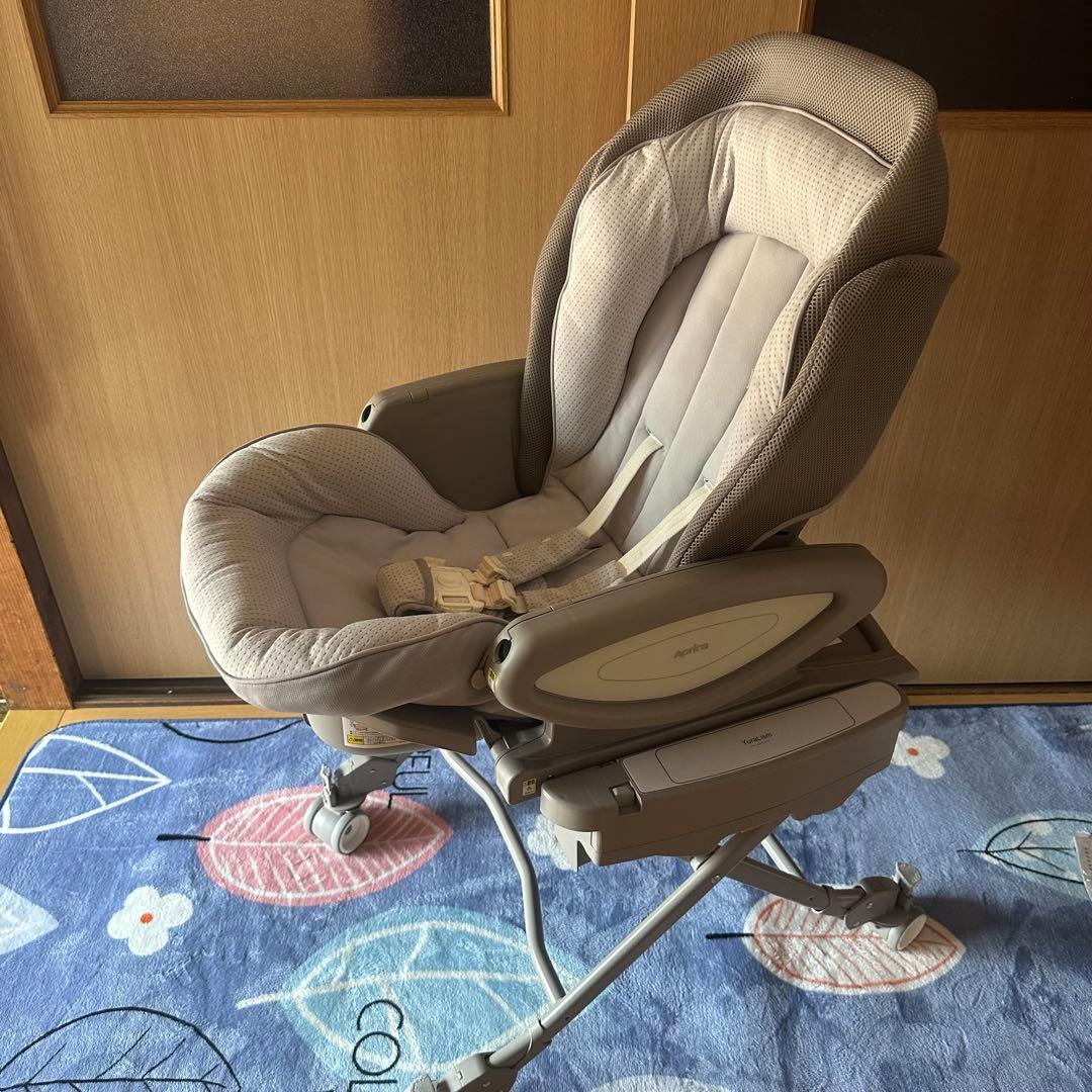 アップリカ ユラリズム オート AC ペールグレー ハイローチェア