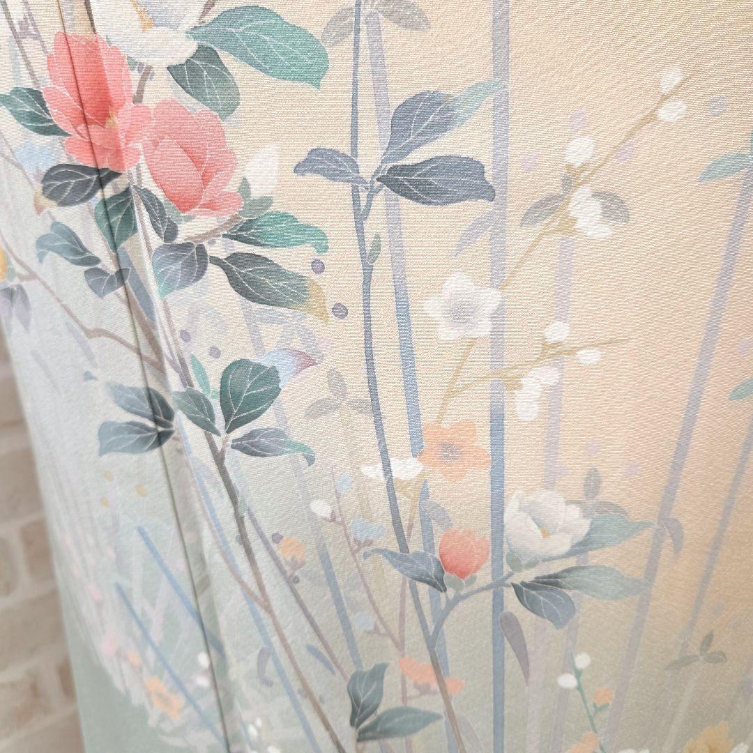 訪問着 4点フルセット、着物 袋帯、帯締め、帯揚げ