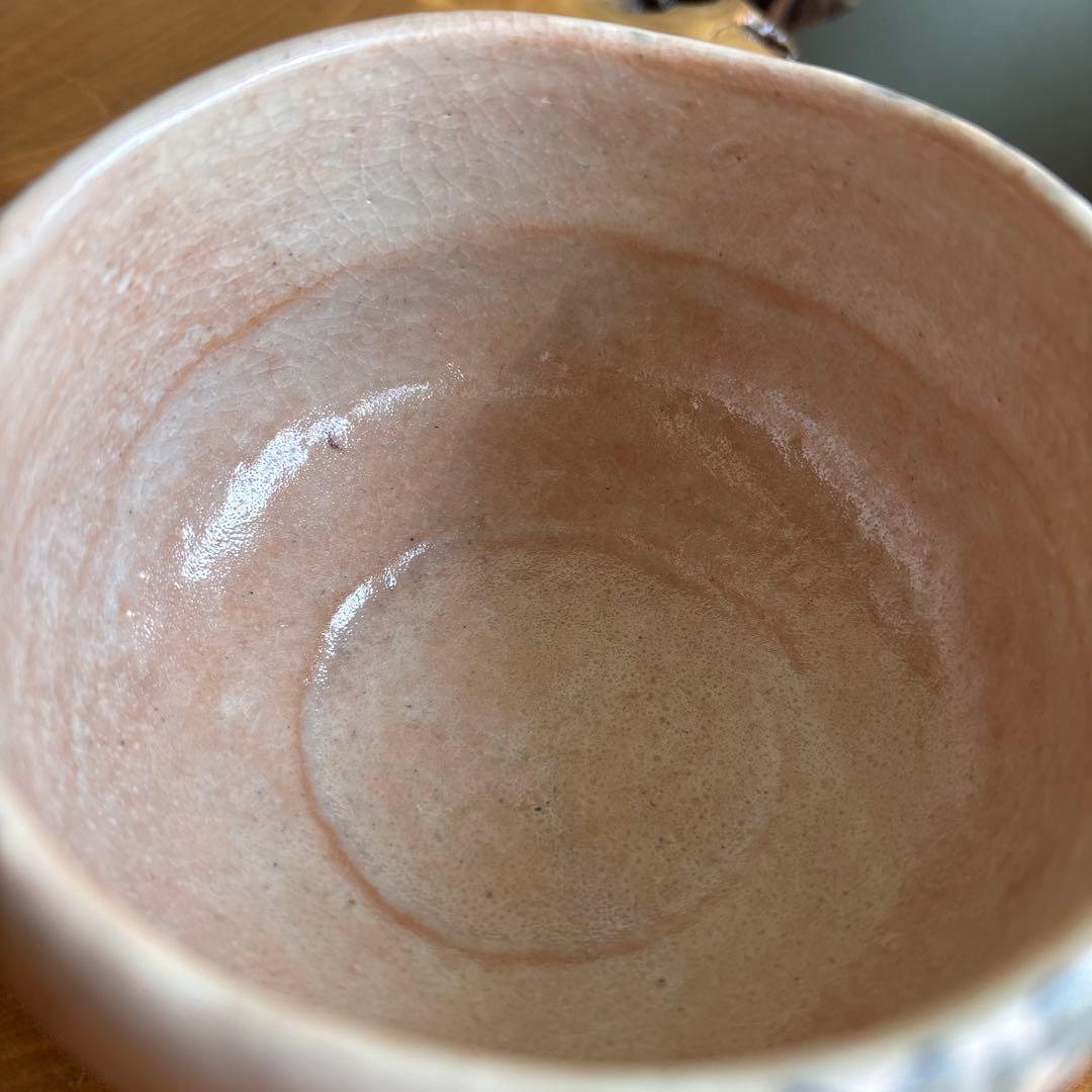 大樋焼 中村長阿弥造 抹茶碗 茶道具 共箱（307m）