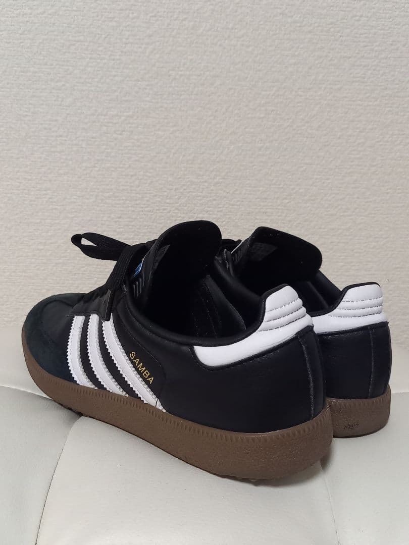 アディダスゴルフ サンバゴルフ シューズ 25.5cm ブラック