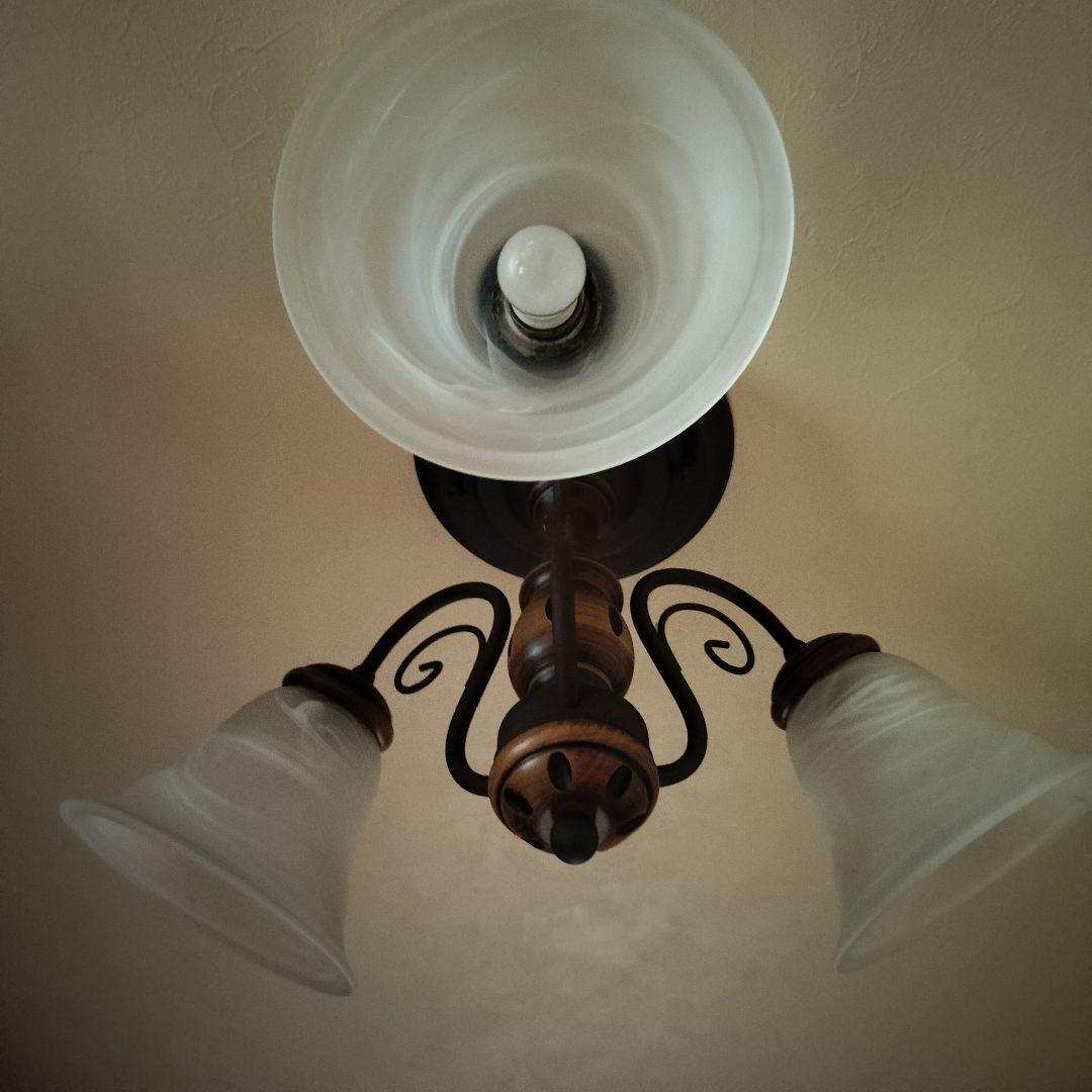 アンティーク風 クラシック風 3灯シーリングライト 電球付