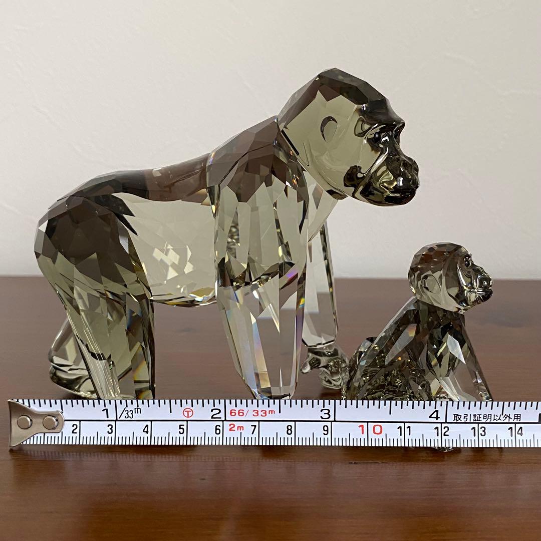 SWAROVSKI スワロフスキー クリスタル ゴリラ親子 ゴリラ 2009年