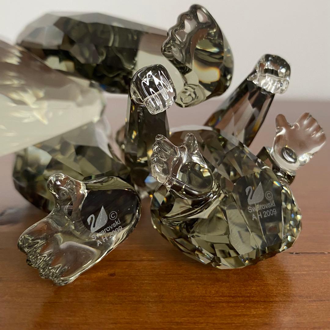 SWAROVSKI スワロフスキー クリスタル ゴリラ親子 ゴリラ 2009年