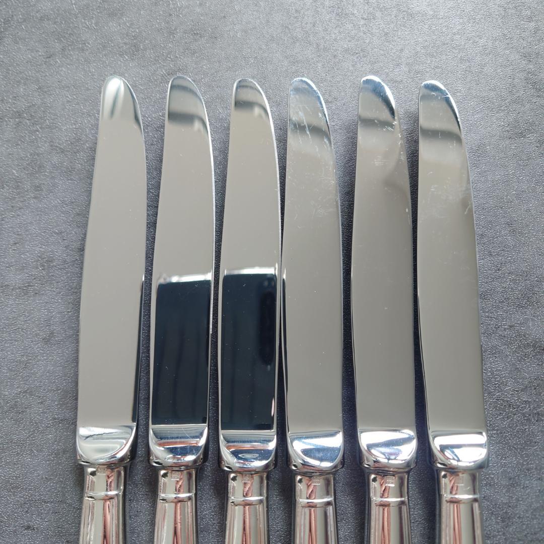 美品 クリストフル アルビ デザートナイフ 6点