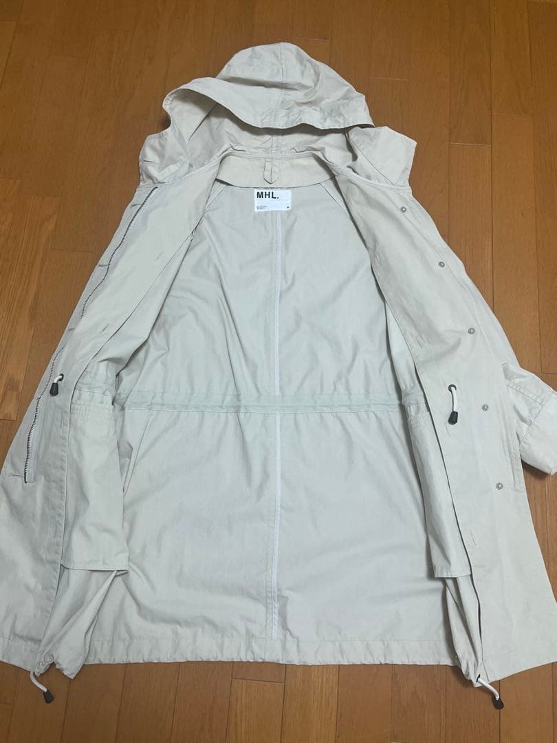 MHL モッズコート　ライナー付き　フード　レディース　マーガレットハウエル