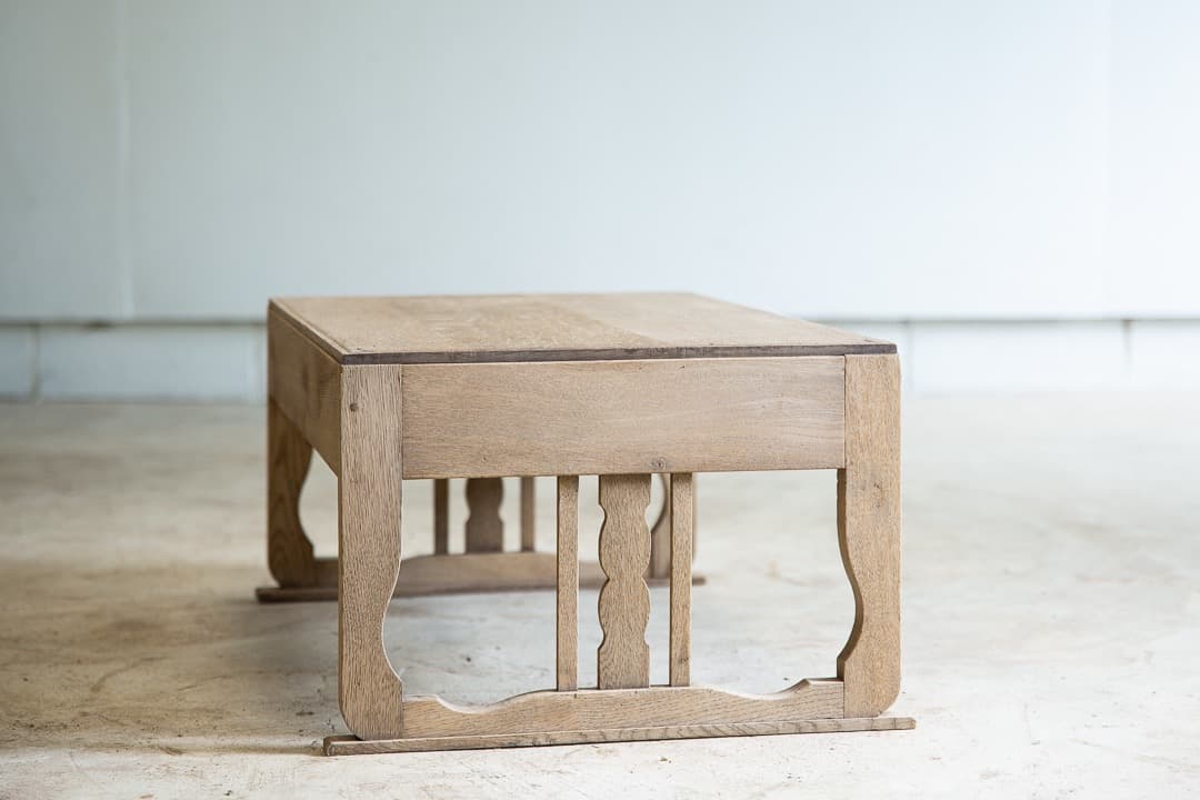 古家具 楢のローテーブル 文机 /幅786 高333 奥行508 送料込