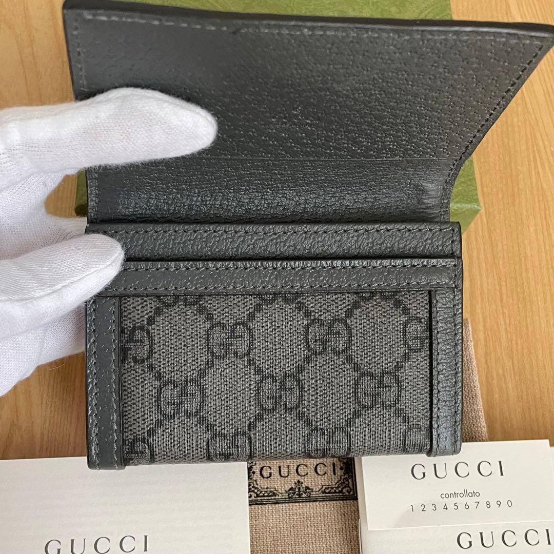 GUCCI グッチ　マーモント　オフディア　カードケース　名刺入れ　ミニ財布