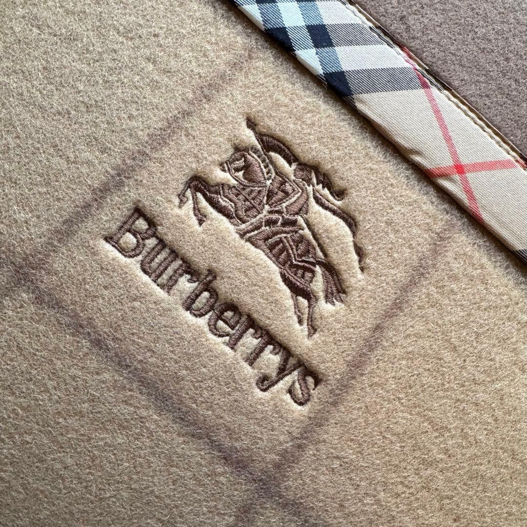 ①未使用 未開封 Burberrys バーバリー ウール100% 純毛布団 正規