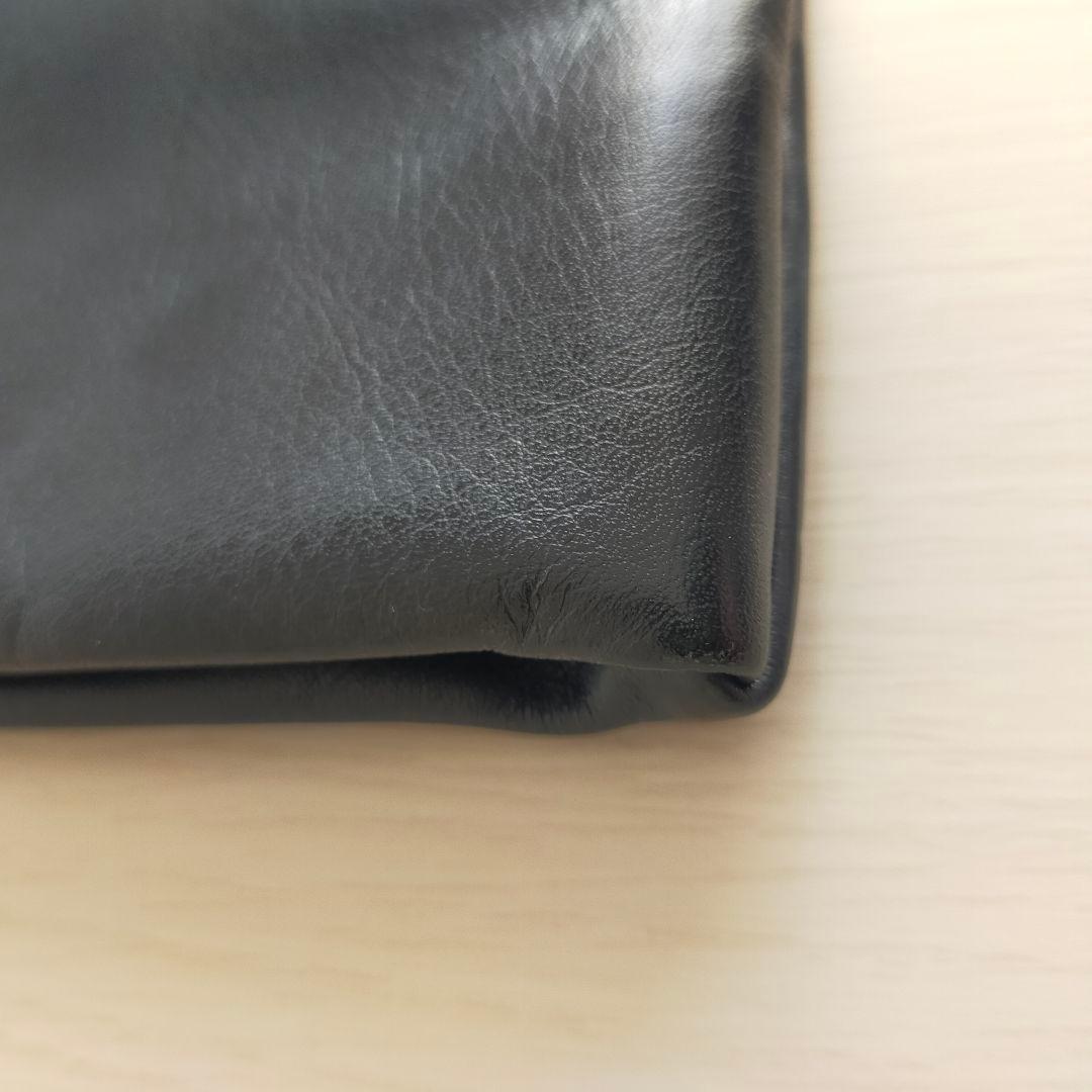 人形町ベース×ear【日本製】撥水・レザースマートショルダーバッグM