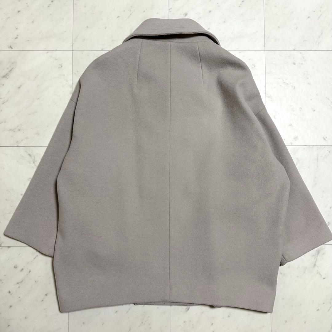 美品 23年モデル NOBLE スタンドカラーオーバーコート