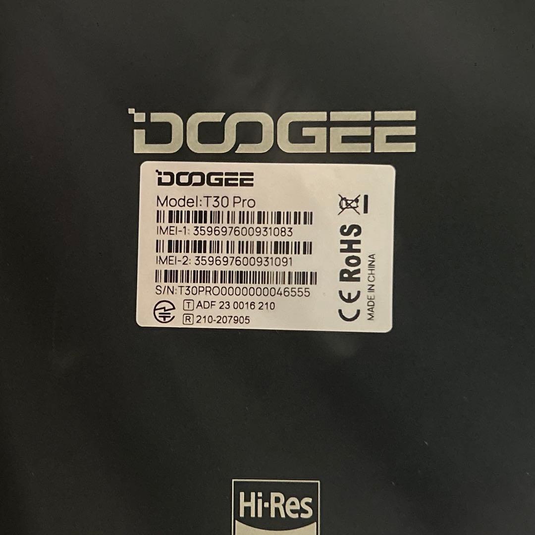 Androidタブレット本体 DOOGEE T30 Pro 256GB
