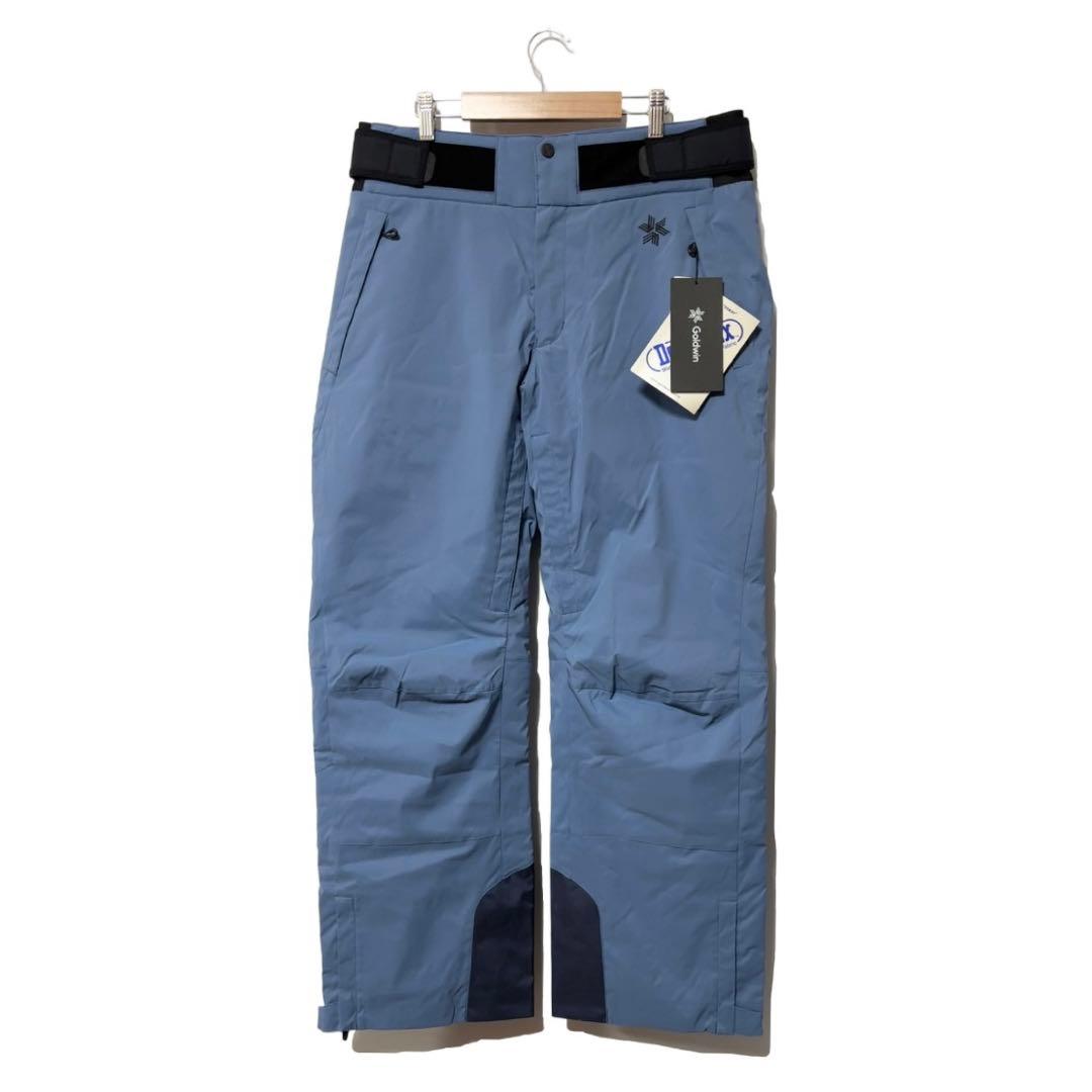 新品 ゴールドウィン G-ソリッド カラー ワイドパンツ コロネット ブルー L