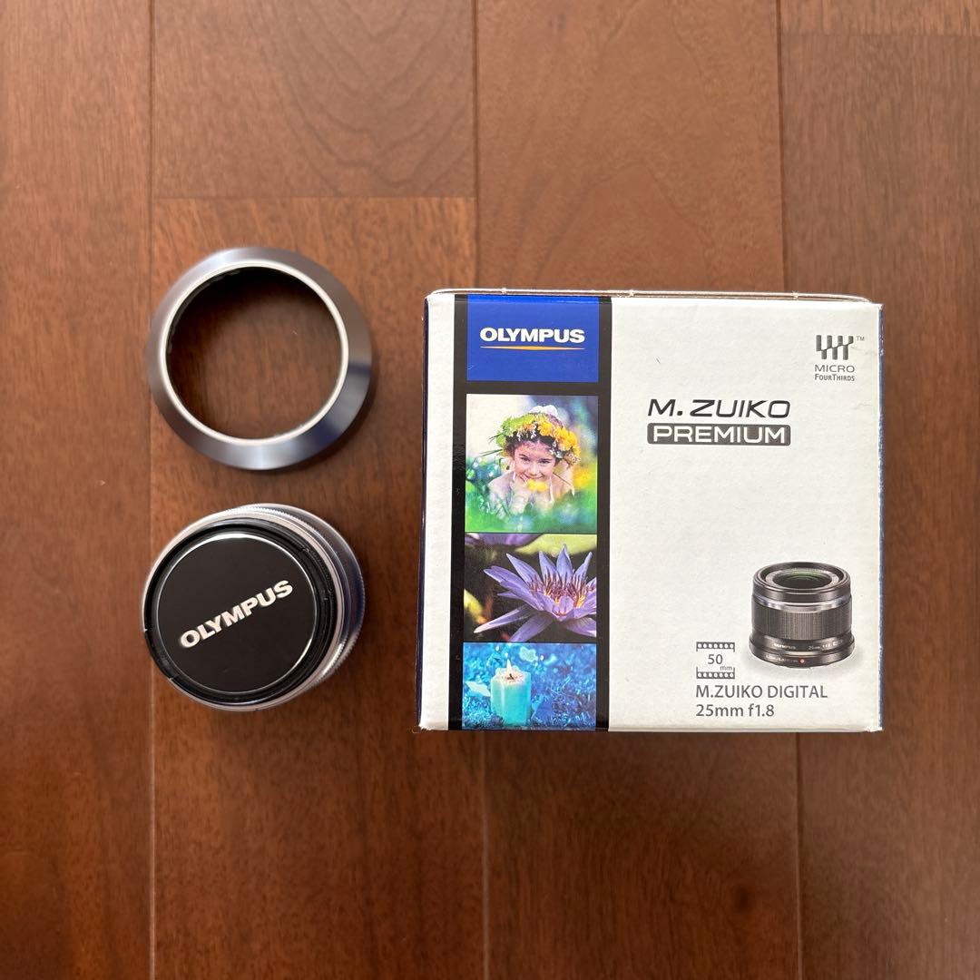 OLYMPUS M.ZUIKO DIGITAL 25mm f1.8　シルバー