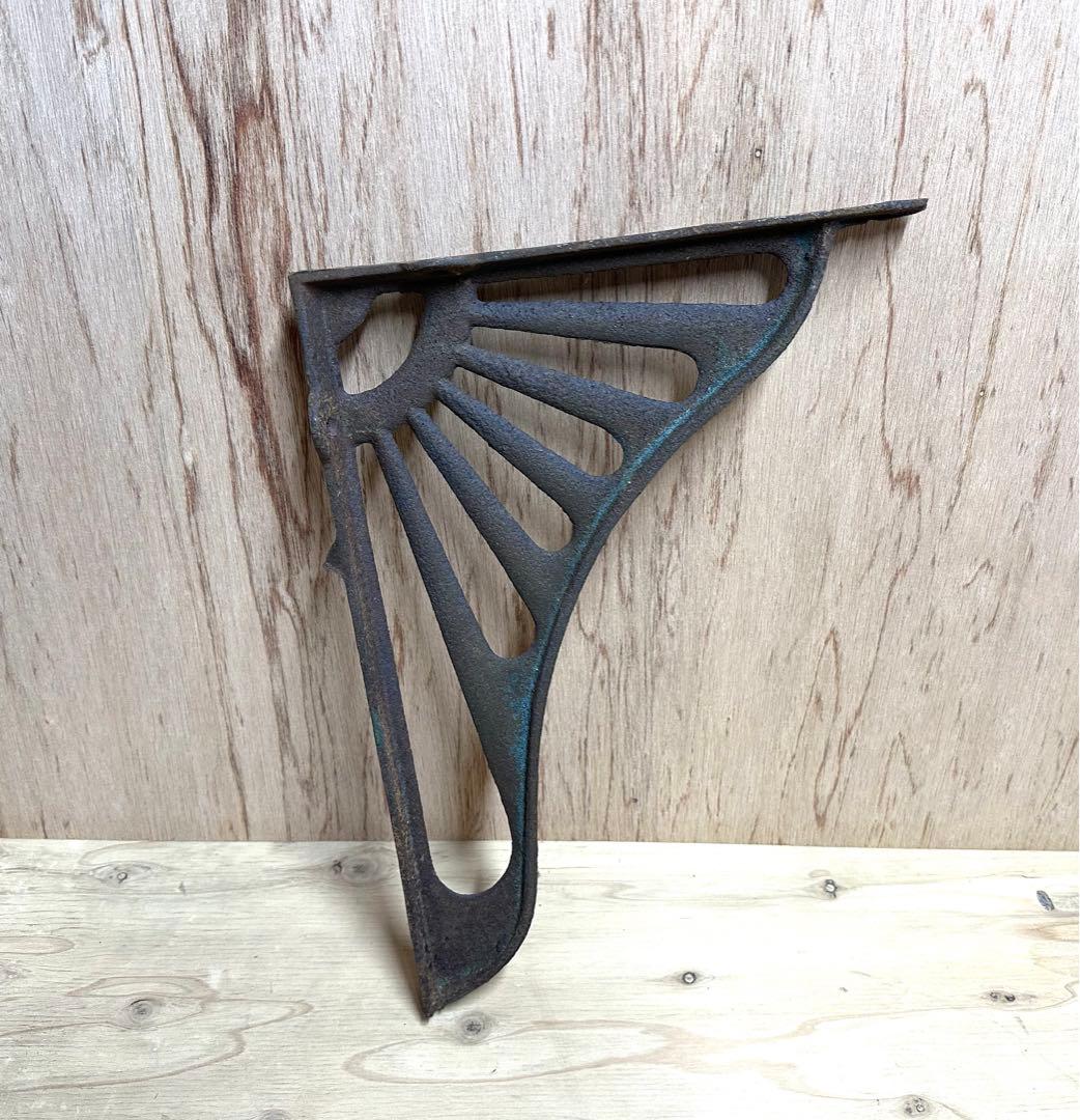 アンティーク　L型　アイアン◇ヴィンテージ　L金物◇4点◇レトロ　古民家