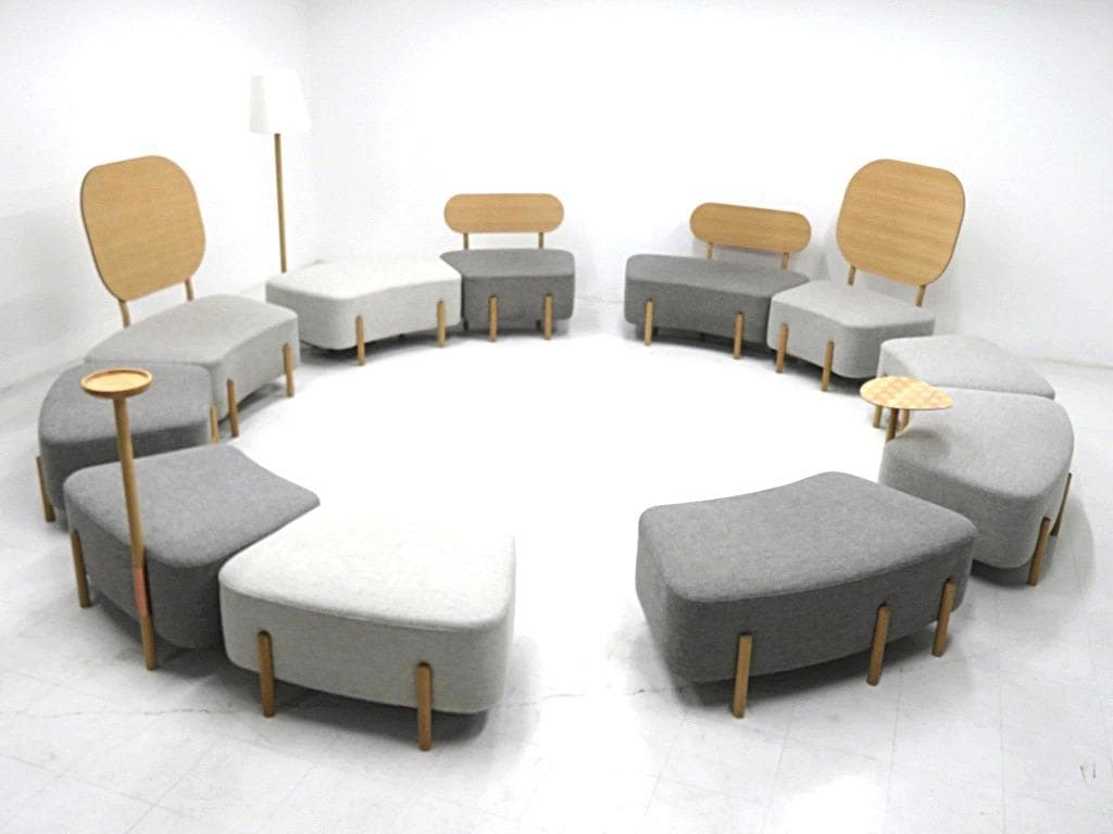 展示品　カリモク　ドラドラ　北欧　オーク材　ソファ オットマン　ラウンジチェア