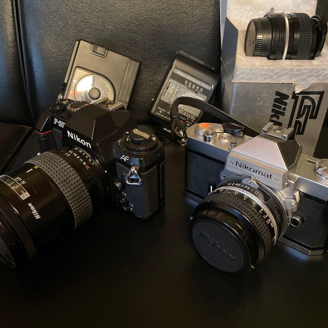 Nikon F-501 & Nikomat カメラセット