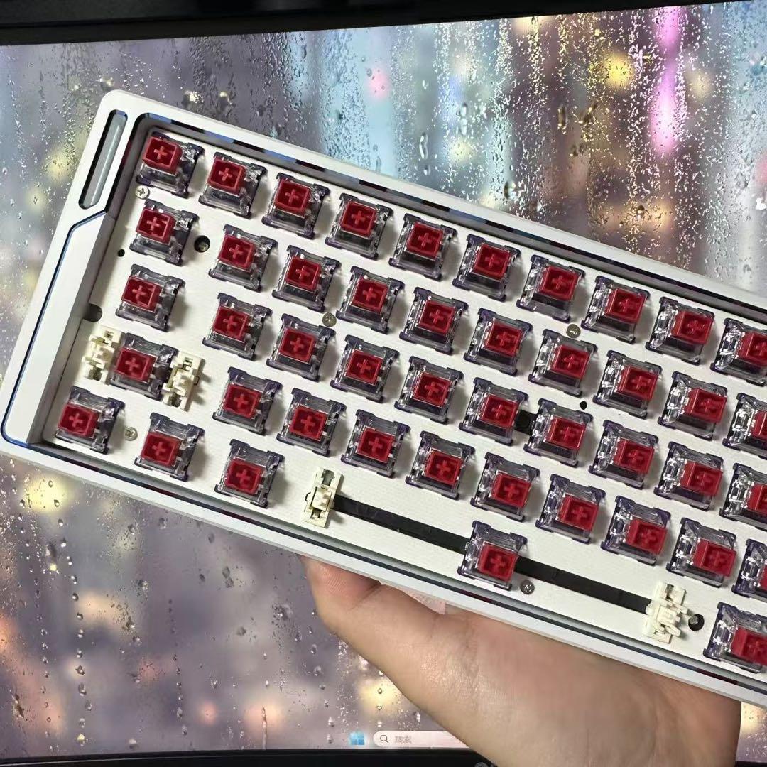 Wooting60 キーボード（JIS配列）｜マキマ花柄キーキャップ