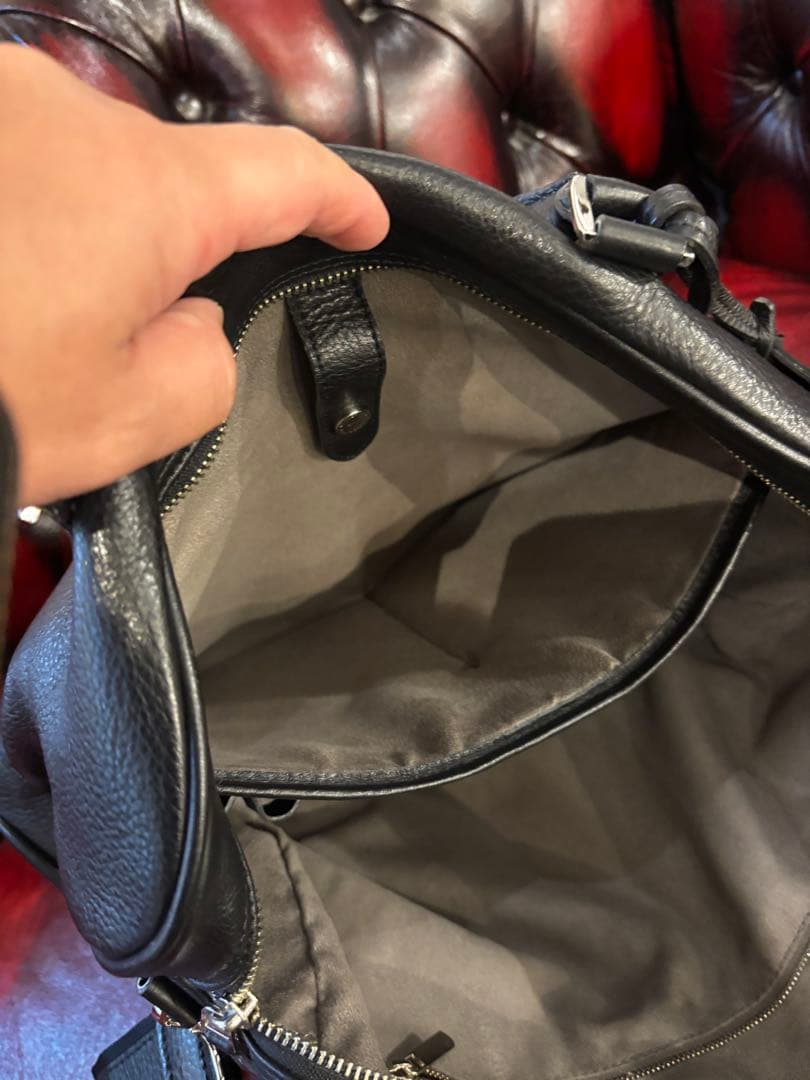 ★ペレモルビダ★黒 メイデンボヤージュ オールレザー　ショルダーストラップ付