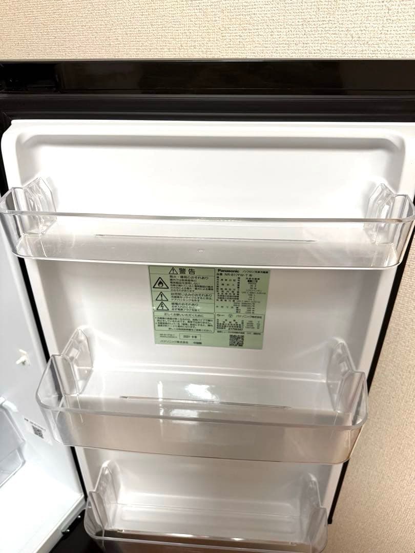 Panasonic 冷蔵庫 168L NR-B17FW-T 2021年製