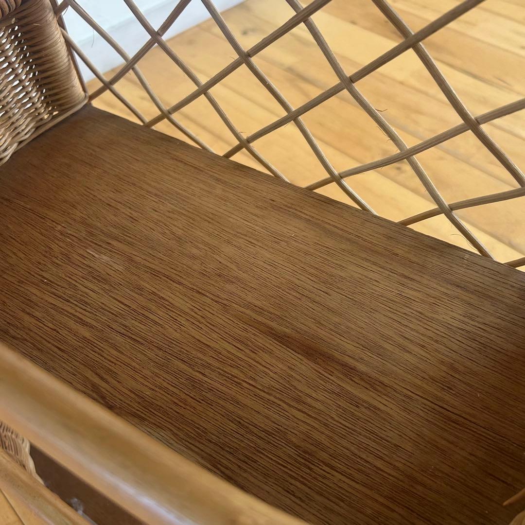 ☆アンティーク☆ ラタン　ラック　ボックス　マルチラック　バスケット　古道具