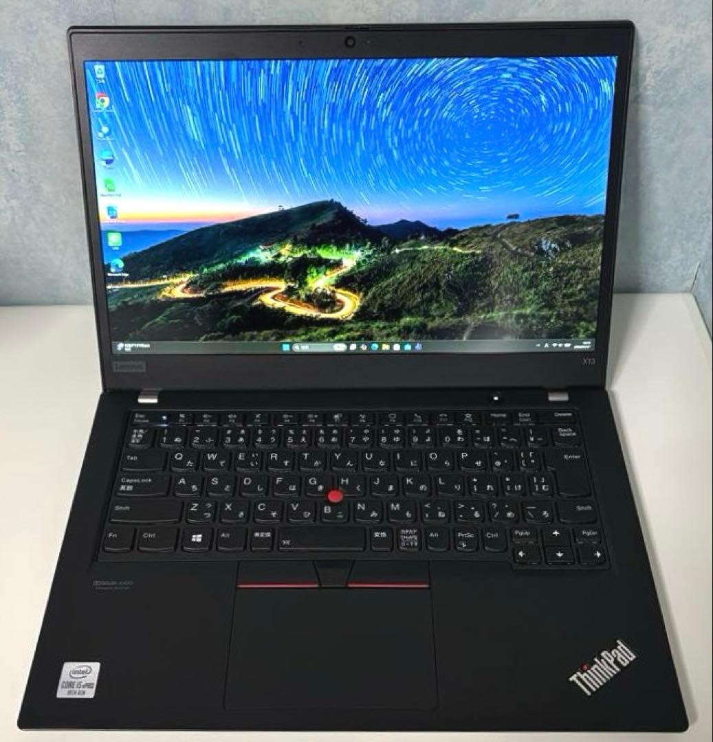 初期設定済⭐️ThinkPad X13インテルi5✨バッテリー良好✳︎メモリ16GB