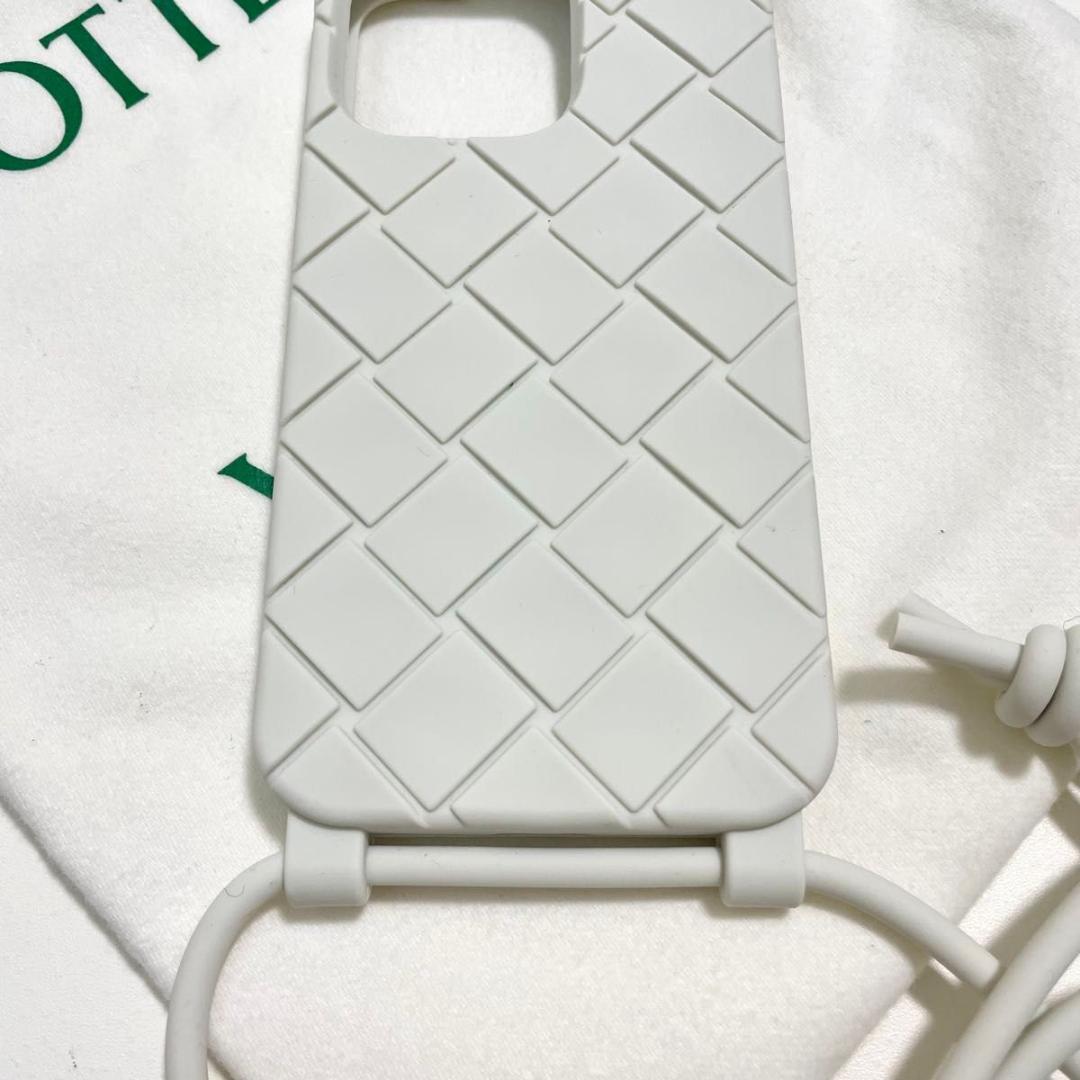 ボッテガヴェネタ iPhone13 Pro スマホケース 白 新品未使用