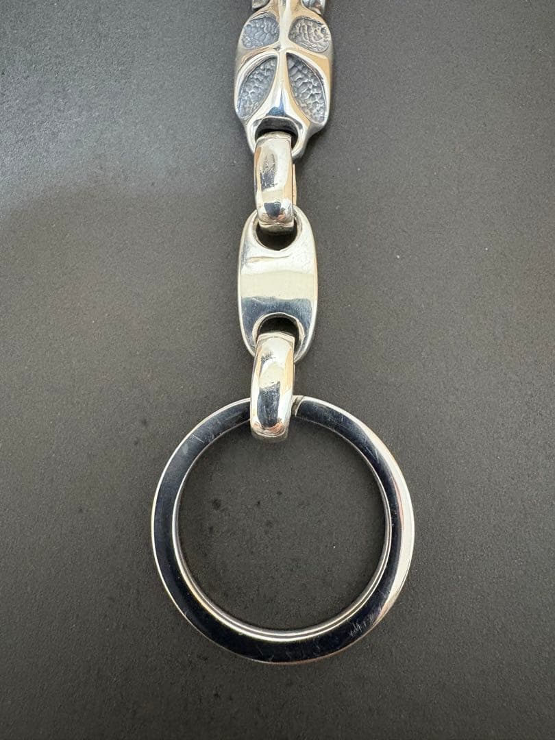 ビルウォールレザー シルバー キーチェーン キーホルダー