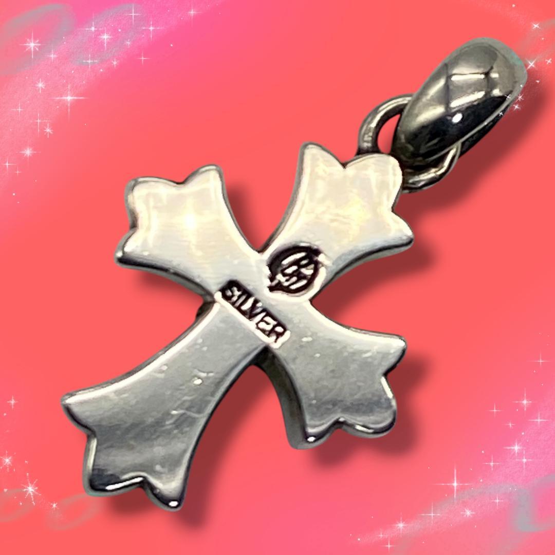 美品 ブラッディマリー ペンダントトップ ネックレストップ クロス SV925