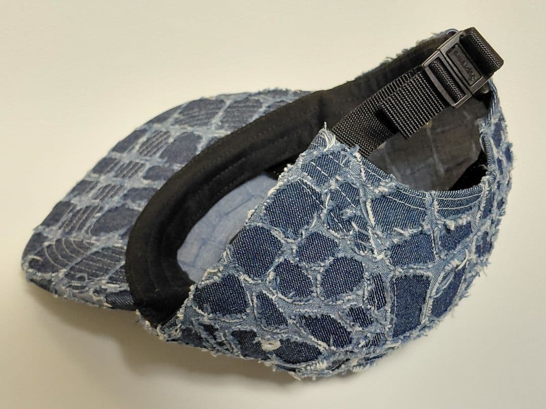 【極美品】 Supreme　Frayed　Croc　Denim　Camp　Cap
