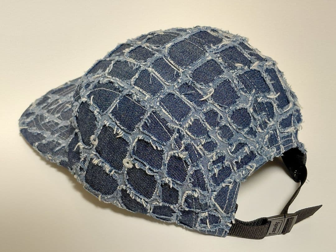 【極美品】 Supreme　Frayed　Croc　Denim　Camp　Cap