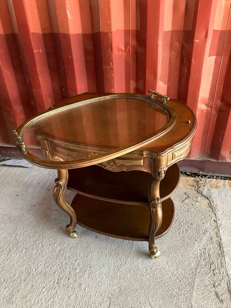 レア　ヴィンテージ　クラシカルワゴン　トレイ付き