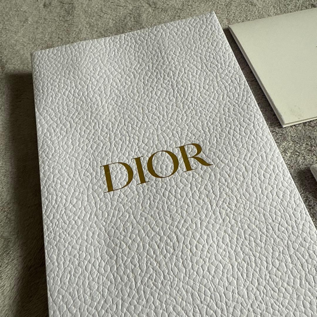 Dior ロゴブローチ クリスタル付き
