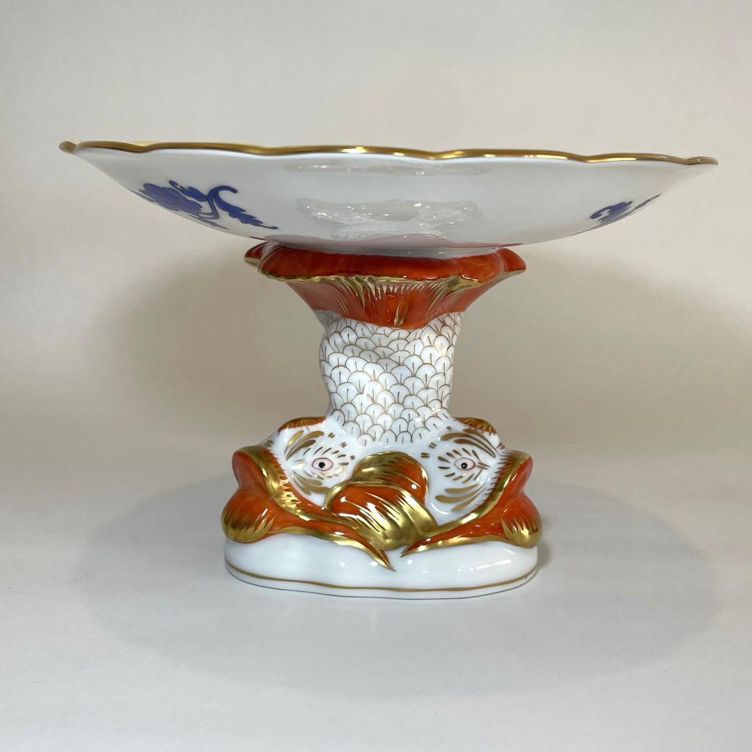 @くまくま【HEREND】ヘレンド　西安の黄　ドルフィン　コンポート